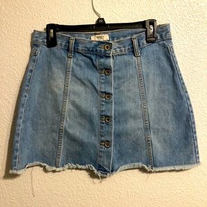 Denim Maxi Skirt